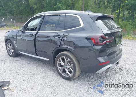 2024 BMW X3 xDrive30I z USA, uszkodzony, nr VIN WBX57DP06RN282792